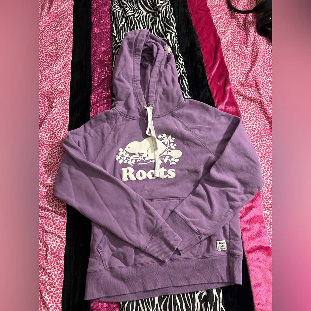 Pretty purple roots sweater